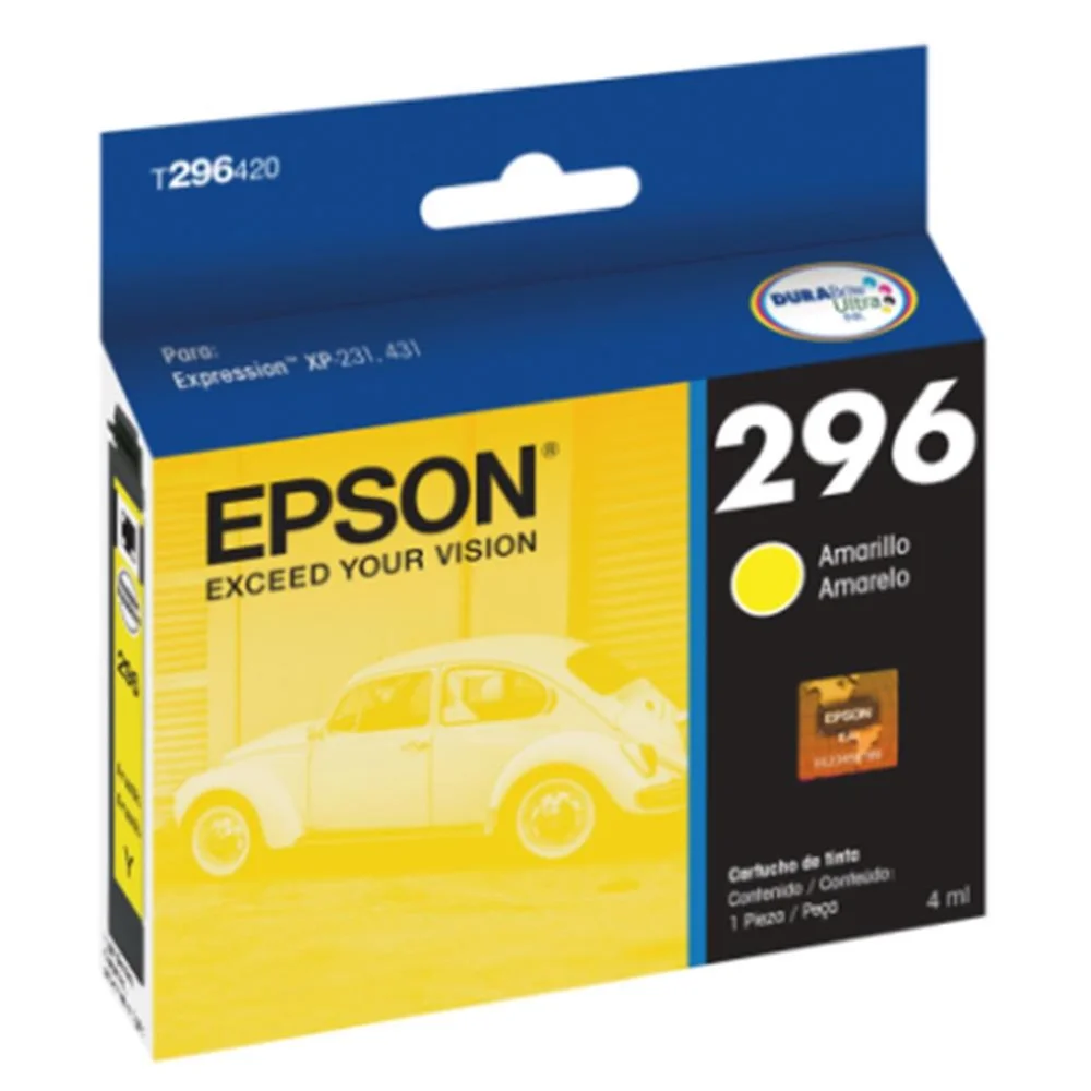 Cartucho Epson T2964 Amarelo 4ml