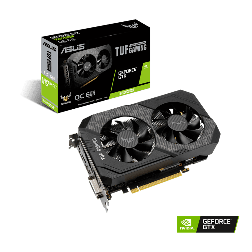 Placa de Vídeo Asus NVIDIA GeForce GTX1660 Super, 6GB GDDR6 - TUF-GTX1660S-O6G-GAMING
