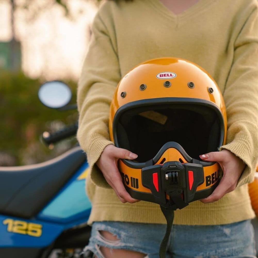 Suporte De Queixeira Para Gopro E Câmeras Similares - Telesin