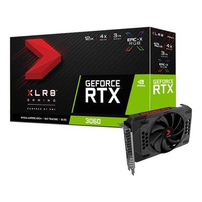 GPU RTX 3060 REVEL EPIC-X RGB 12GB GDDR6 192 BITS SINGLE-FAN - PNY - VCG306012SFXPPBTFA GeForce RTX 3060 permite que você aceite os jogos mais recente