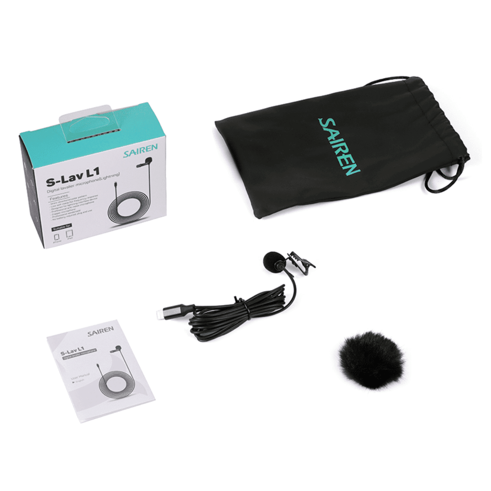 Imagem 5 de 5 do produto Microfone De Lapela Sairen, Para Iphone E Ipad - S-LAV L1