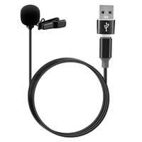 Microfone De Lapela Para Celular E Tablet Com Entrada Usb-c - Sairen S-lav L2