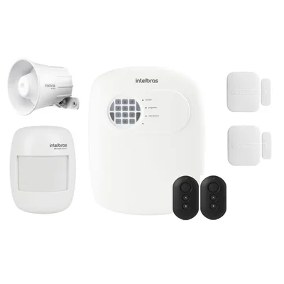 Kit Sistema De Alarme Anm 24 Net Completo - Conexão Por App Via Nuvem