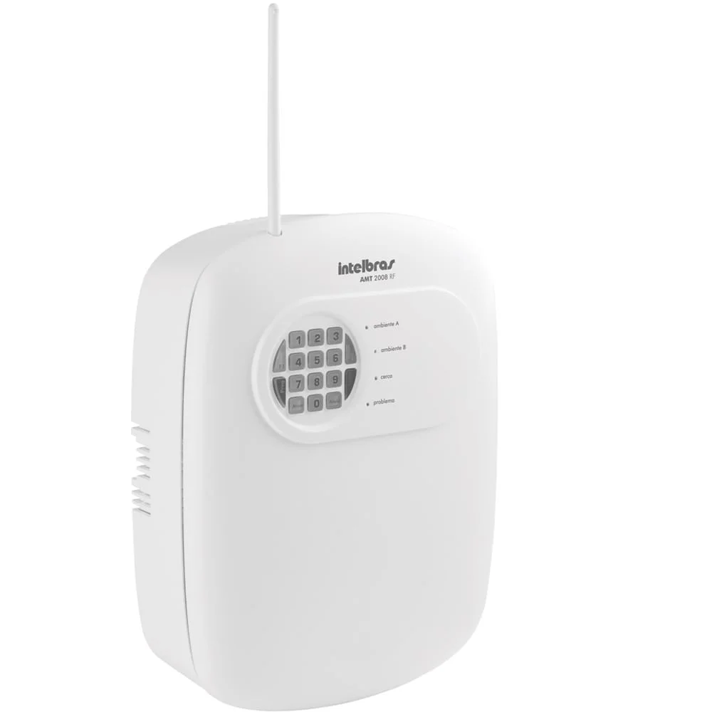 Imagem 3 de 5 do produto Central De Alarme Intelbras Amt 2008 Rf Monitorada Com 8 Zonas (4 + 4 Com Fio 8 Sem Fio)