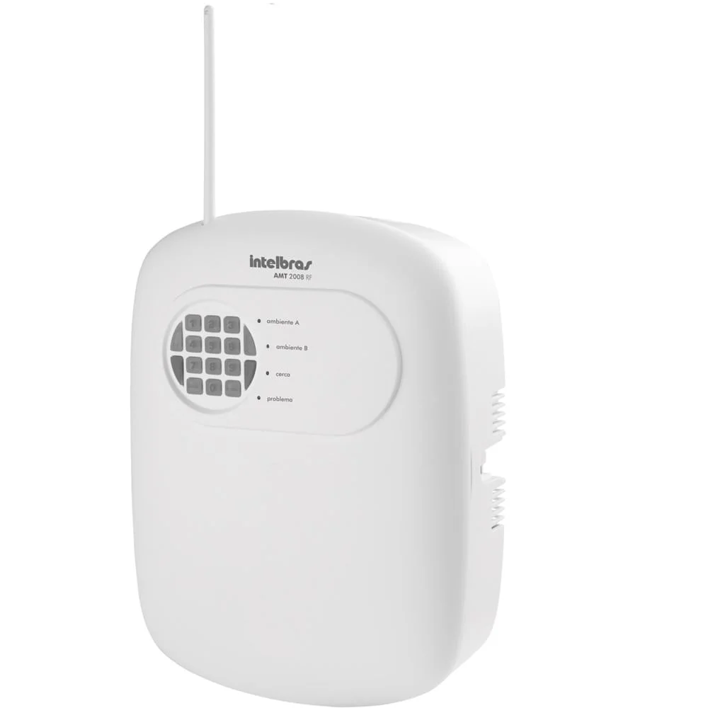 Imagem 4 de 5 do produto Central De Alarme Intelbras Amt 2008 Rf Monitorada Com 8 Zonas (4 + 4 Com Fio 8 Sem Fio)