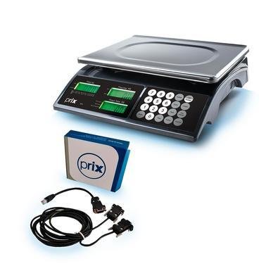 Balança Digital Computadora Toledo Prix 3 Plus, 15kg, 2g/5g + Cabo Conversor RS-232C 3895