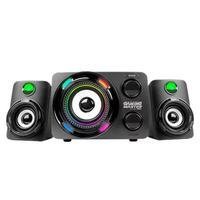 Subwoofer Gamer K-mex, 2.1, Stereo, LED Multicolor