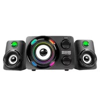 Subwoofer Gamer K-mex, 9.9W RMS, 2.1, Estéreo, LED Multicolor - Ss-9800