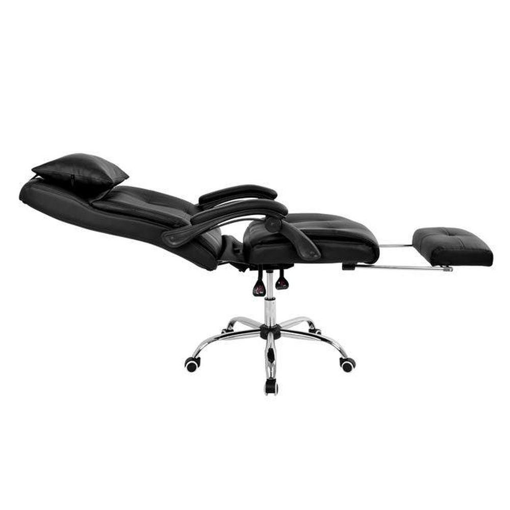 Imagem 2 de 5 do produto Cadeira Presidente Reclinável Em Couro Pu Pelegrin Pel-3022