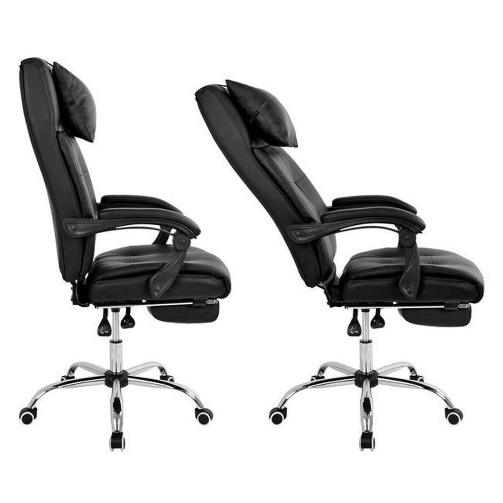 Imagem 4 de 5 do produto Cadeira Presidente Reclinável Em Couro Pu Pelegrin Pel-3022