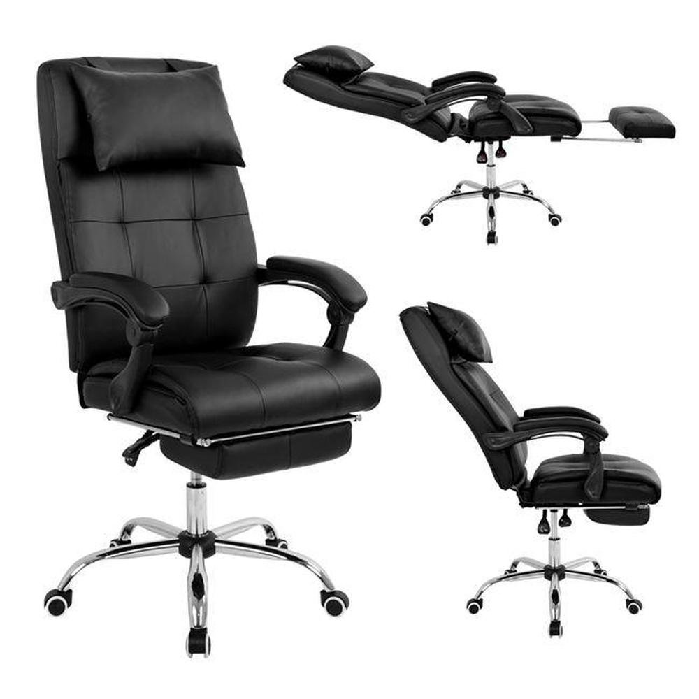 Imagem 5 de 5 do produto Cadeira Presidente Reclinável Em Couro Pu Pelegrin Pel-3022