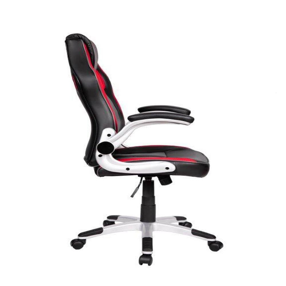 Cadeira Gamer Pelegrin, Couro Pu Preta, Vermelha E Cinza - PEL-3009 Cadeira Gamer Pelegrin, Couro Pu Preta, Vermelha E Cinza - PEL-3009