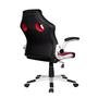 Cadeira Gamer Pelegrin, Couro Pu Preta, Vermelha E Cinza - PEL-3009