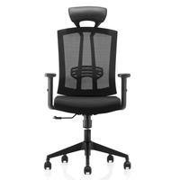 Cadeira Office Pelegrin Presidente Premium, Peso Máx. Suportado 110Kg, Tela Mesh, Preta, Pel-a109