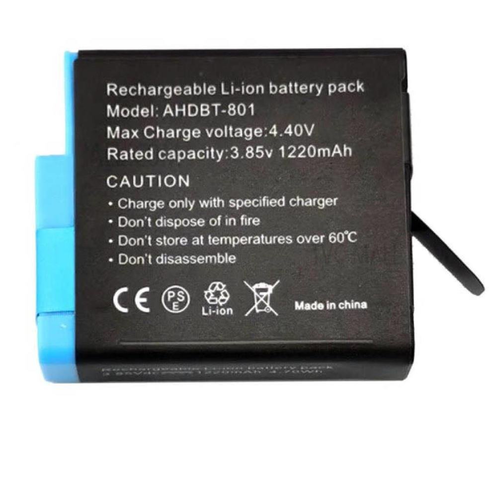 Bateria Recarregável, Para Gopro Hero 8 / 7 / 6 / 5 Black - Shoot Bateria Recarregável, Para Gopro Hero 8 / 7 / 6 / 5 Black - Shoot