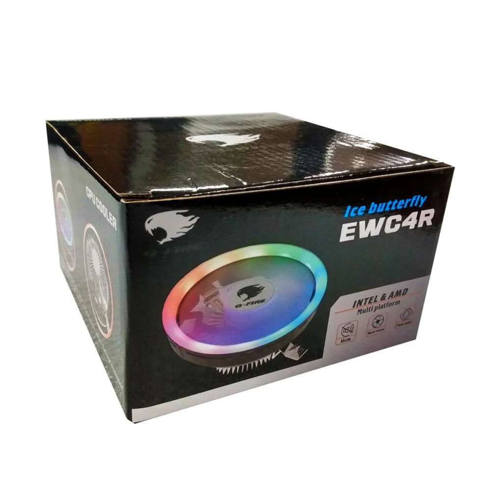Imagem 3 de 5 do produto Cooler Para Processador G-Fire Game Rainbow Universal, 4 Pins - EWC4R