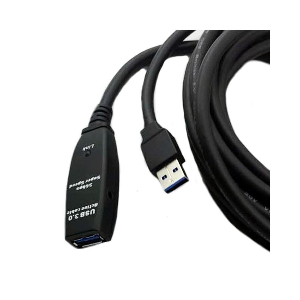 Imagem 5 de 5 do produto Extensor Usb 3.0 Ativo Com Repetidor A Macho X A Fêmea 30 Metros