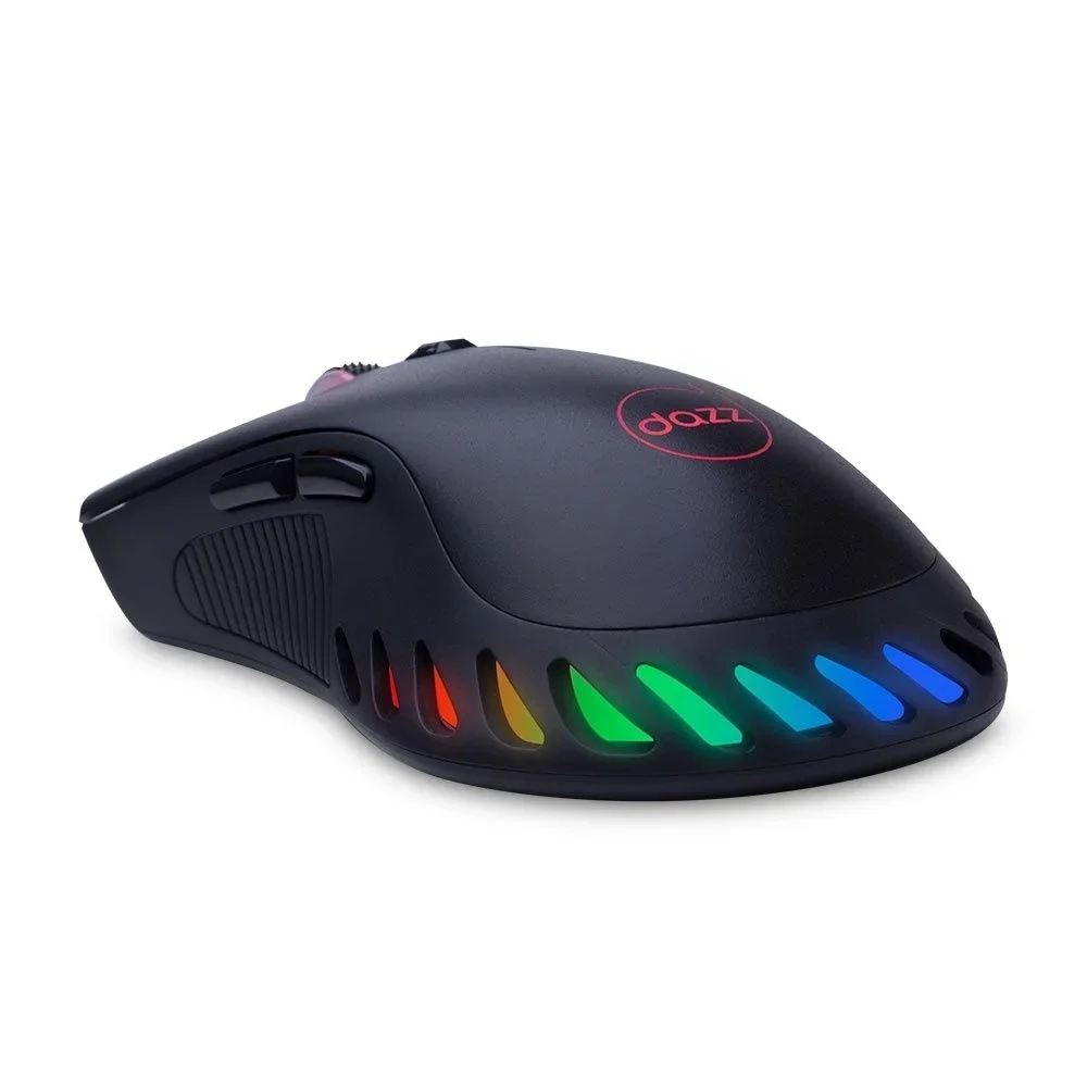 Imagem 3 de 3 do produto Mouse Gamer Dazz Deathstroke Com Fio, RGB, 10000 DPI, 7 botões - 62000035