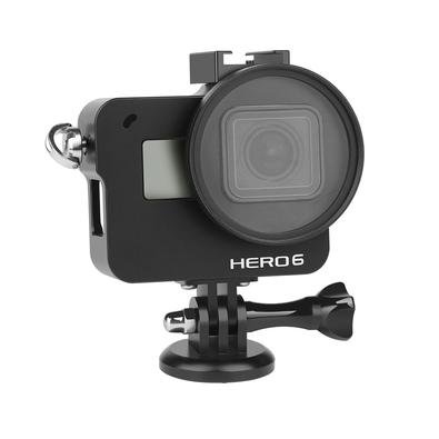 Proteja sua câmera GoPro Hero 6 Black contra danos e quedas sem perder a qualidade de som e imagem. Este Frame de proteção multifuncional foi projetad
