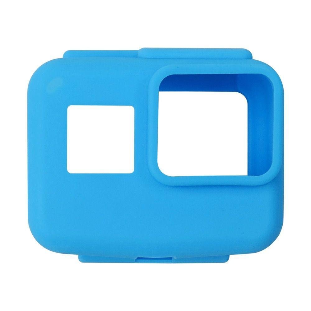 Imagem 5 de 5 do produto Capa Protetora Silicone Azul Para Câmeras Gopro Hero 5/6/7 Black