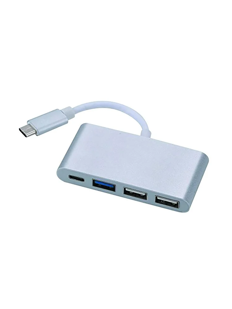 Imagem 3 de 5 do produto Cabo Adaptador Usb C Macho 1 X Usb C + Usb 3.0 E 2.0 Femea