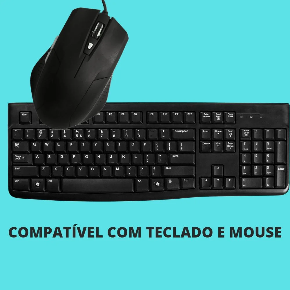 Imagem 5 de 5 do produto Cabo Adaptador PS2 Fêmea X USB Macho, 30cm - USBPS-2