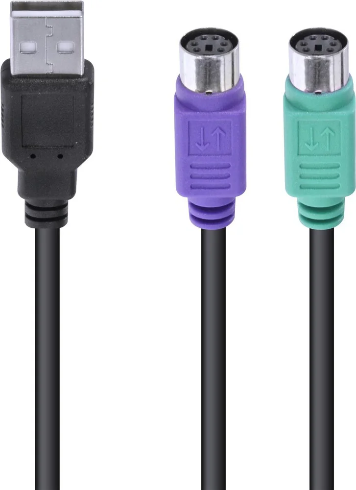 ADAPTADOR PS2 FEMEA X USB MACHO