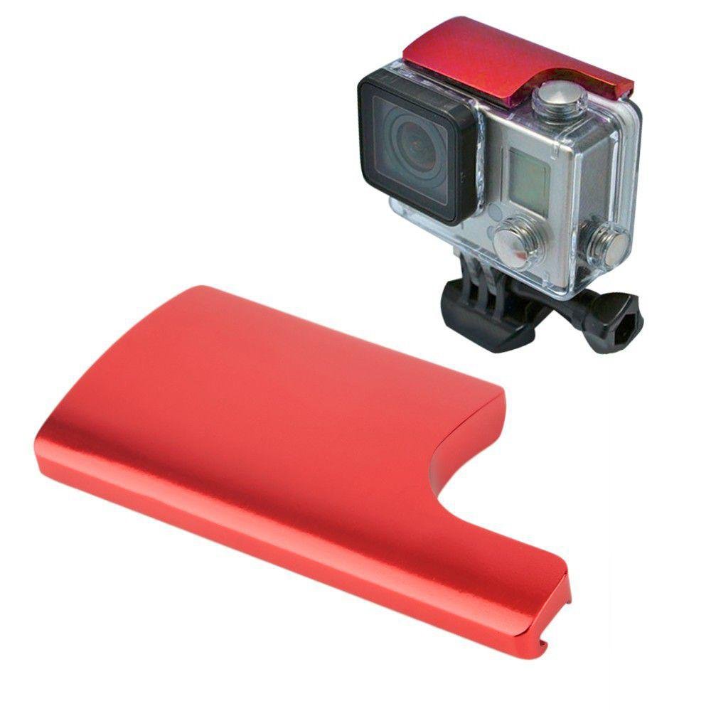 Trava Segurança Em Alumínio Vermelha Para Gopro Hero 3+/4 | KaBuM!