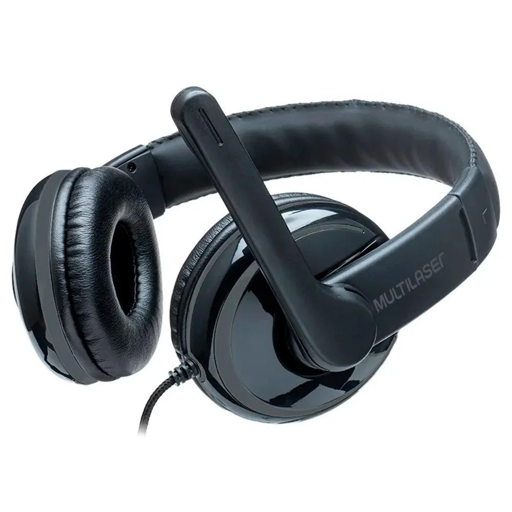 Imagem 2 de 5 do produto Headset Multi Pro, Driver 40mm, USB, Cabo 2M, Preto E Cinza - PH317