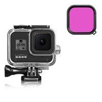 Filtro De Mergulho Magenta Para Câmeras Gopro Hero 8