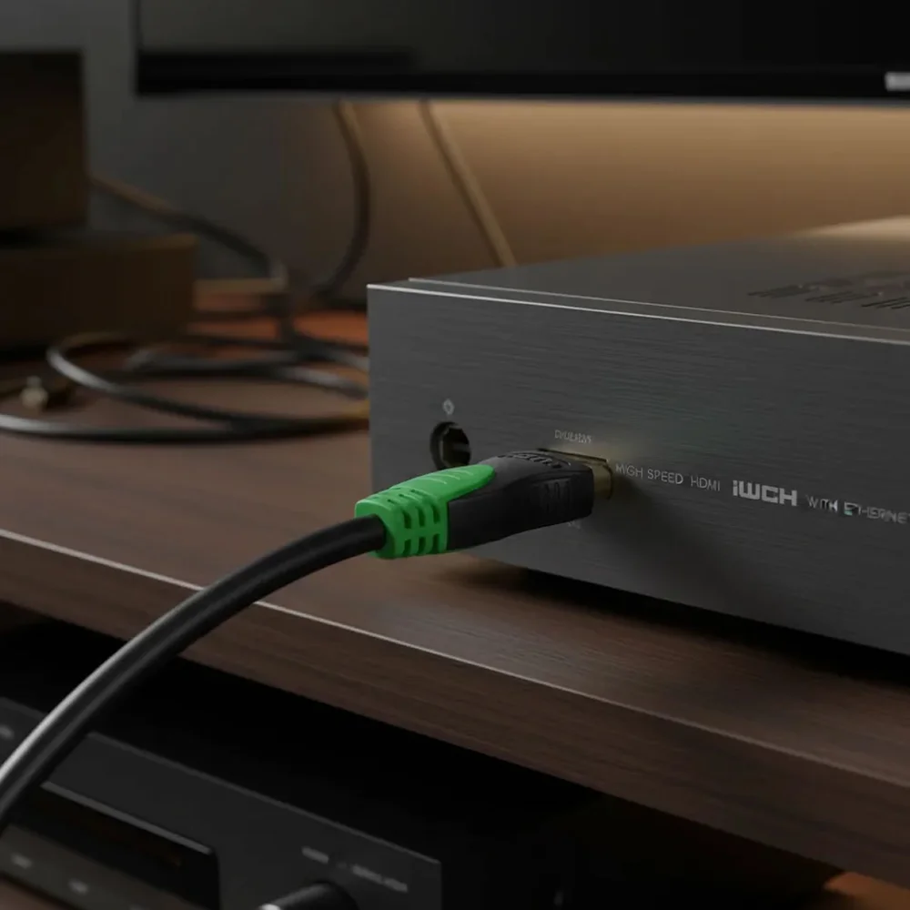 Imagem 3 de 5 do produto Cabo Hdmi 2.0 Conectores Ouro 4k 60hz Blindado De 3 Metros