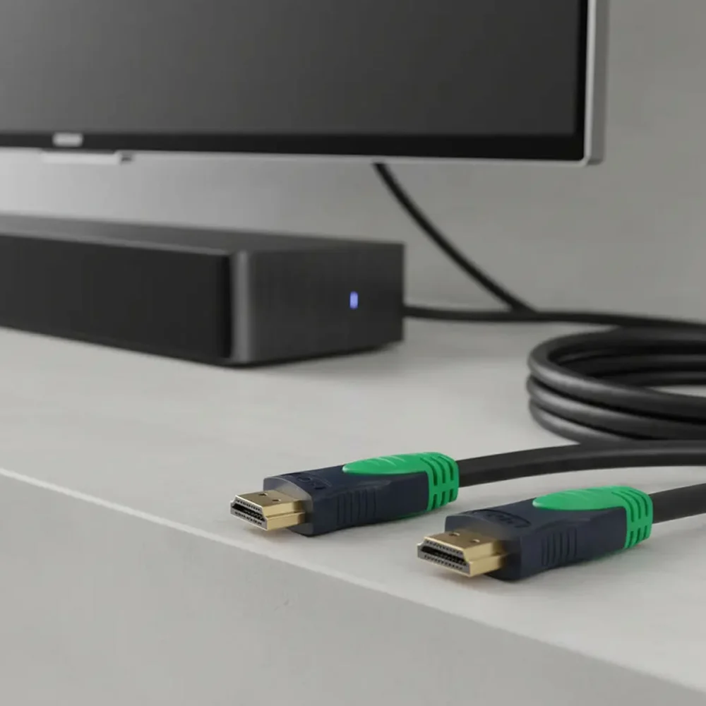 Imagem 5 de 5 do produto Cabo Hdmi 2.0 Conectores Ouro 4k 60hz Blindado De 3 Metros