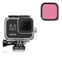 Filtro De Mergulho Vermelho Claro Para Câmeras Gopro Hero 8