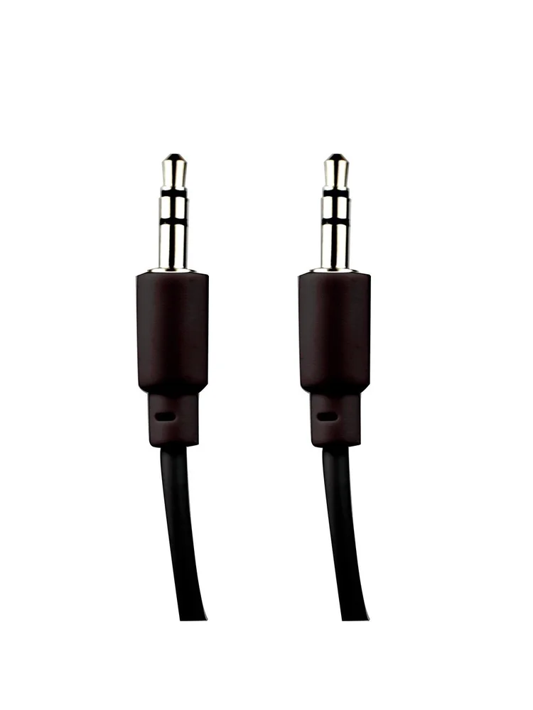 Imagem 5 de 5 do produto Cabo De Audio C-042 Evus P2 + P2 Plug 3.5mm Stereo C-042 Niquel 1m Preto