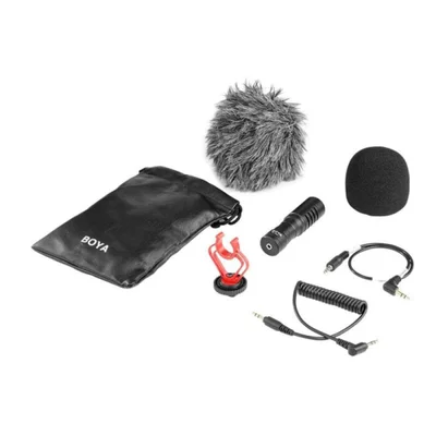 Microfone Boya By-mm1 Externo Para Câmeras Dslr /  Gopro / Celular