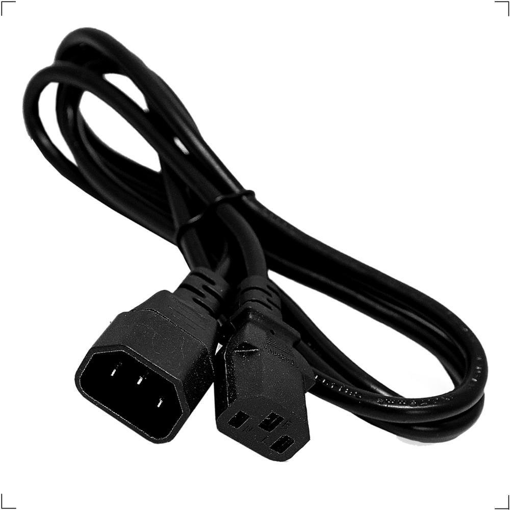 Imagem 2 de 5 do produto Cabo De Força C13 Para C14 De 1,50 Metro
