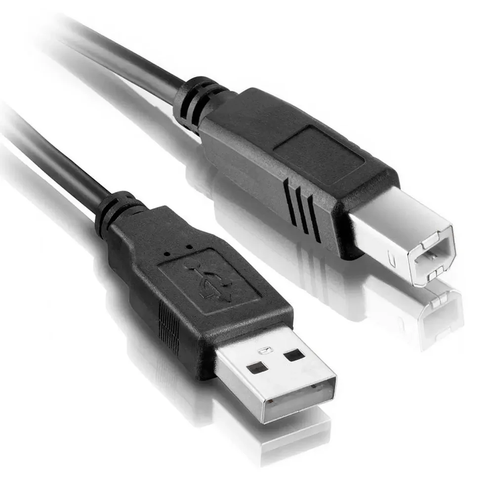 Imagem 4 de 5 do produto Cabo De Dados Usb 2.0 A Macho X Usb 2.0 B Macho 1,8m Cbus0007 Preto Storm