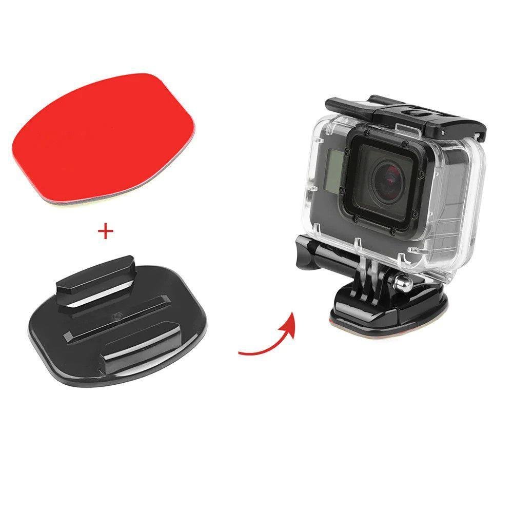 Imagem 2 de 5 do produto Adesivo E Base Reta Para Fixação De Câmeras Gopro E Similares