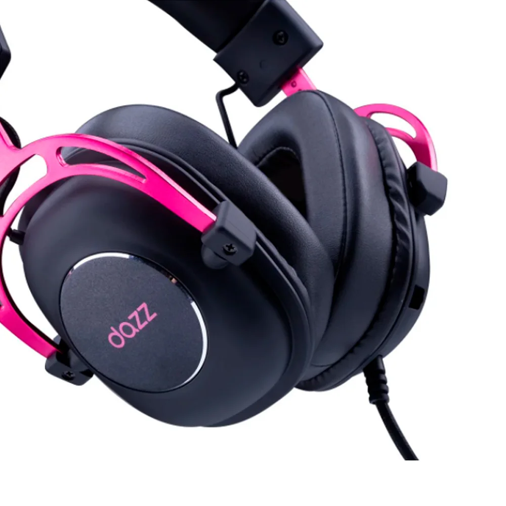 Headset Fone Gamer Dazz Ultralight, USB 2.0, Rosa Headset Fone Gamer Dazz Ultralight, USB 2.0, Rosa