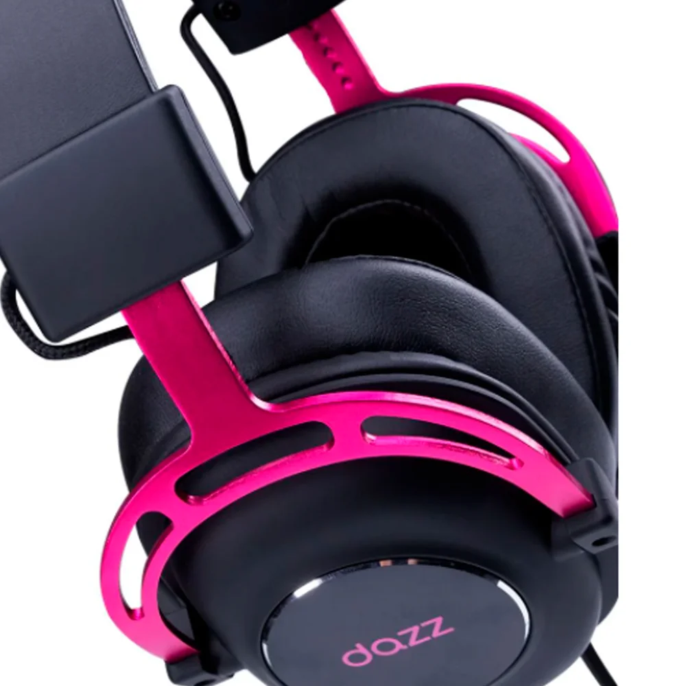 Headset Fone Gamer Dazz Ultralight, USB 2.0, Rosa Headset Fone Gamer Dazz Ultralight, USB 2.0, Rosa