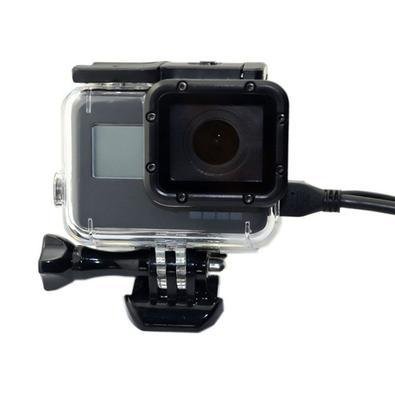 Caixa Estanque Aberta Na Lateral Para Gopro 5, 6 E 7 Black