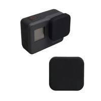 Tampa Protetora De Lente Em Silicone Preta Gopro Hero 5/6/7