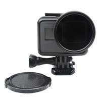 Filtro Polarizado Cpl 52mm Com Tampa Da Lente Para Gopro 5,6,7 Black