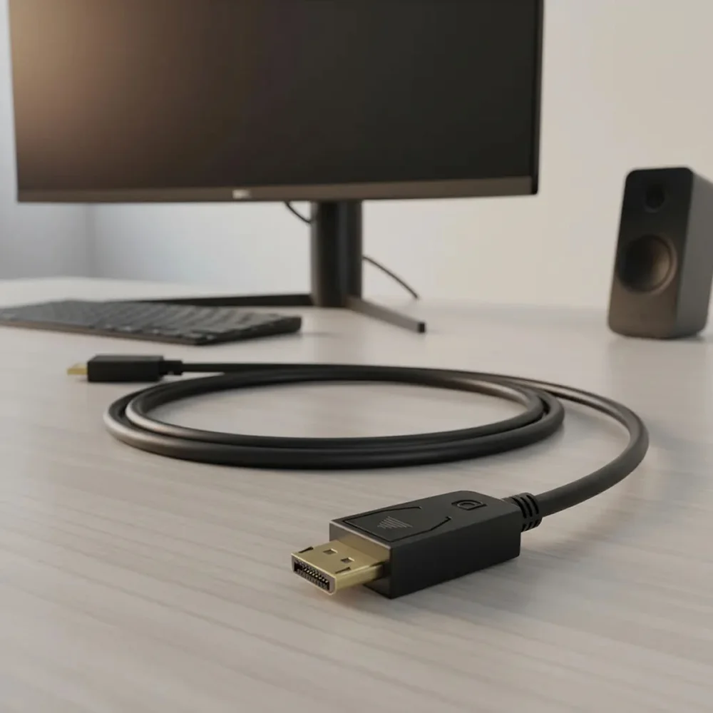 Imagem 4 de 5 do produto Cabo Displayport 1.2 Wincabos 3 metros Para Áudio E Vídeo
