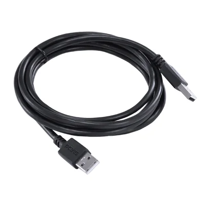 Cabo De Dados Usb A 2.0 Macho Para Usb A 2.0 Macho 28awg Puro Cobre 2 Metros - Puam2-2