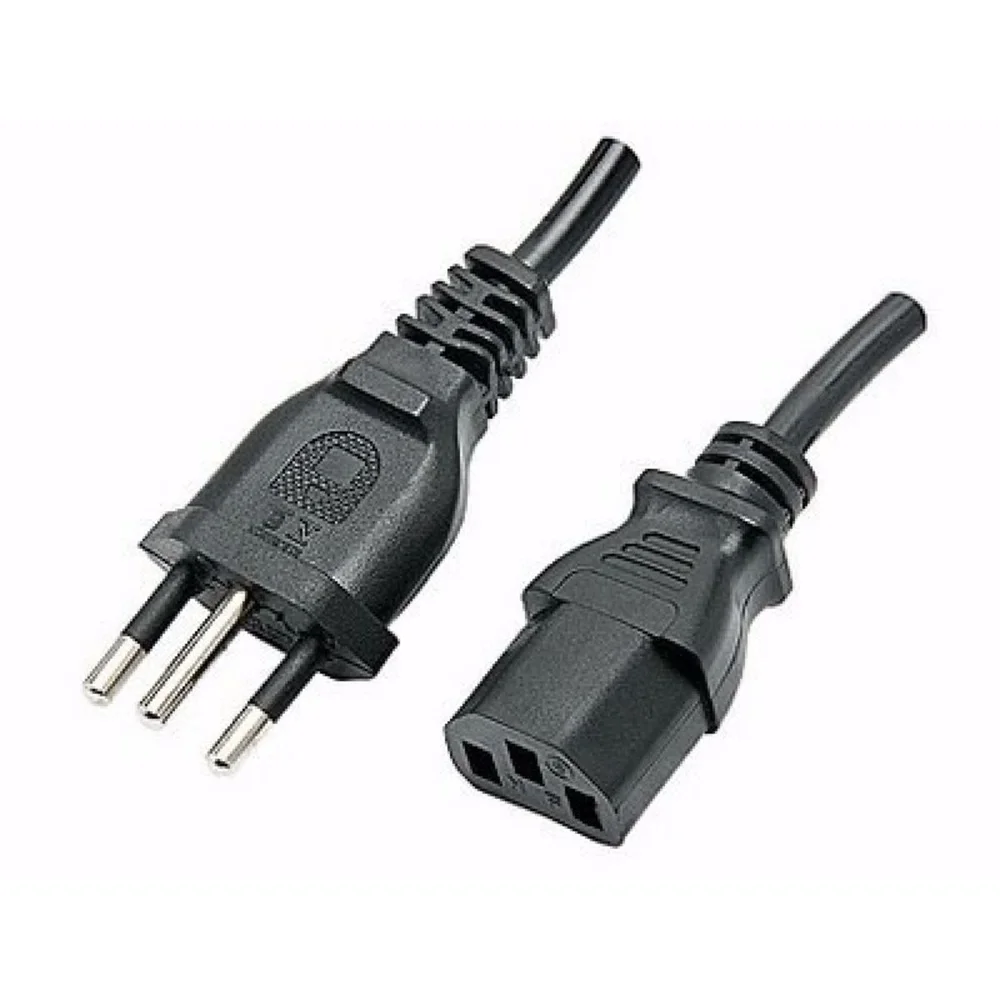 Imagem 4 de 4 do produto Cabo De Forca TriPolegadasar Para Fonte 3x0,50 Mm 250v 10a - 3 Metros