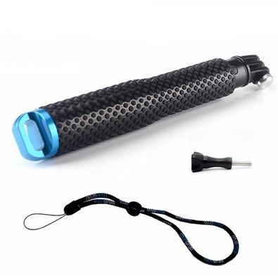 Bastão Retrátil 48cm Prova D'água Para Gopro E Similares - Azul