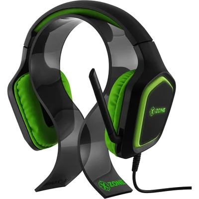 Headset Gamer com Fio Xzone Ghs-02, LED, Driver 40mm, P2, P3, USB, Preto e Verde