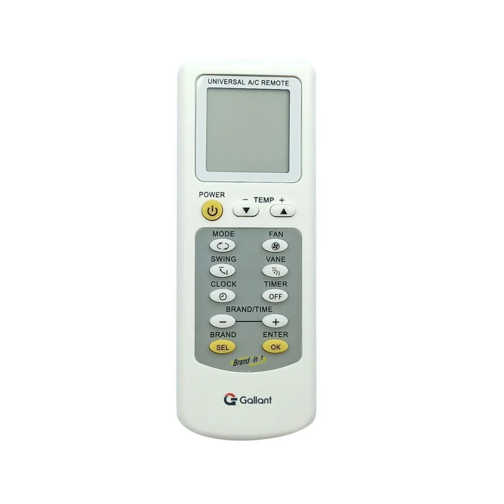 Imagem 3 de 4 do produto Controle Remoto Gallant Universal, Para Ar Condicionado, Branco