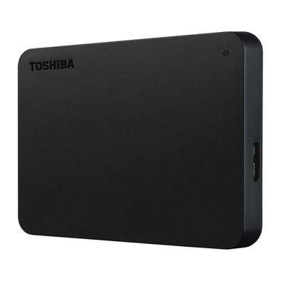 O HD externo portátil Canvio Basics HDTB410XK3AA da Toshiba permite que você colete seu conteúdo e o leve para qualquer lugar, oferecendo alta capacid